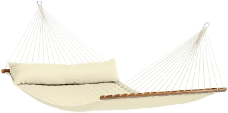 LA SIESTA Alabama Kingsize Spreader Bar Hammock (Size XL - 140 cm) (Vanilla) - Image 1